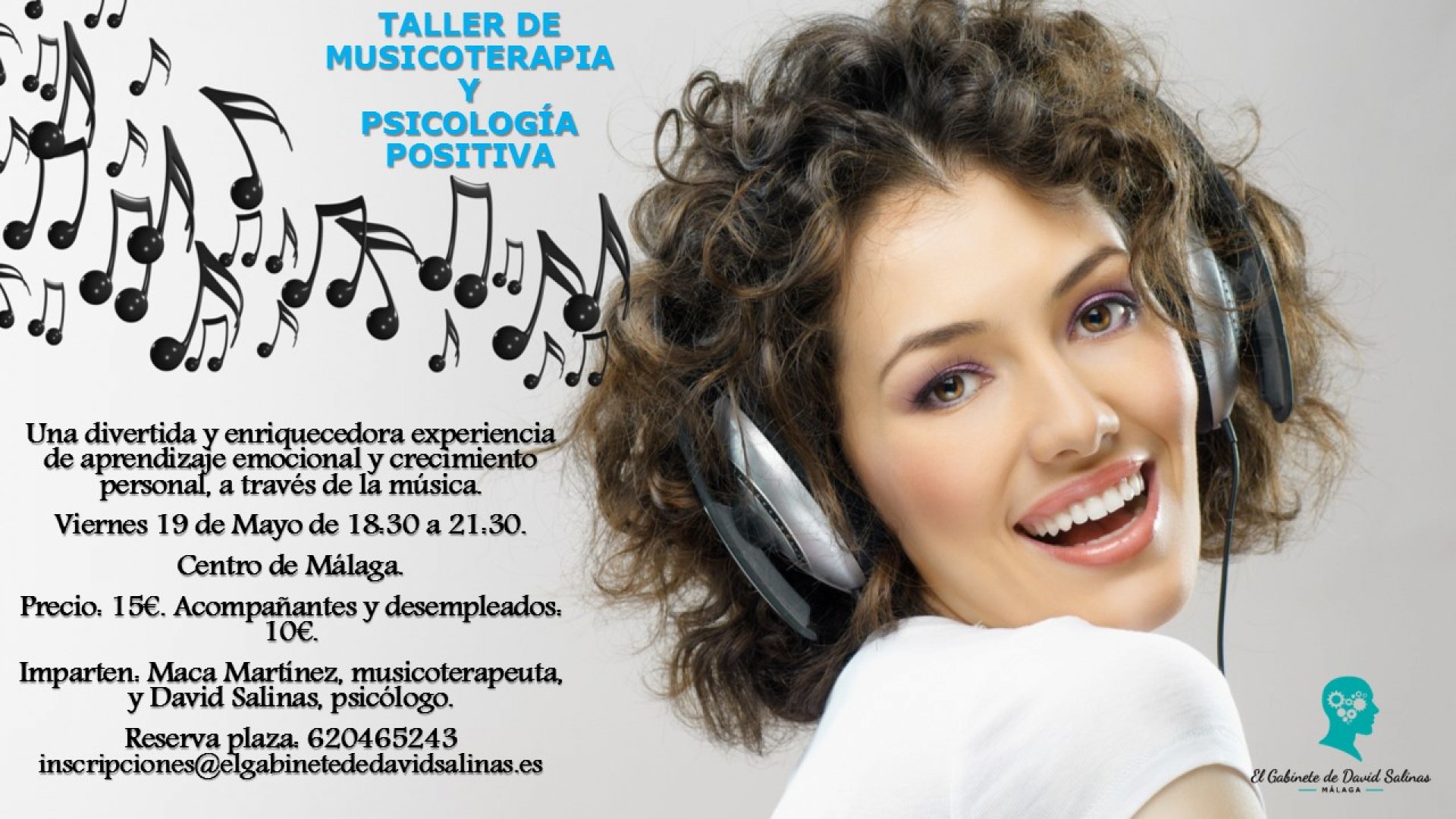 TALLER DE MUSICOTERAPIA Y PSICOLOGÍA POSITIVA