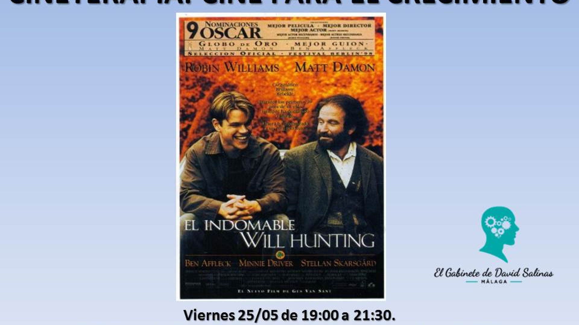 CINETERAPIA: CINE PARA EL CRECIMIENTO CINETERAPIA: CINE PARA EL CRECIMIENTO