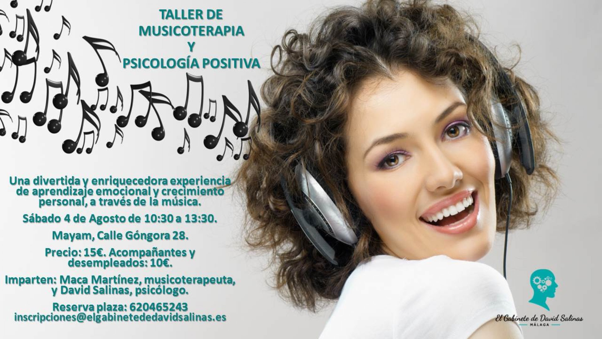 TALLER DE MUSICOTERAPIA Y PSICOLOGÍA POSITIVA