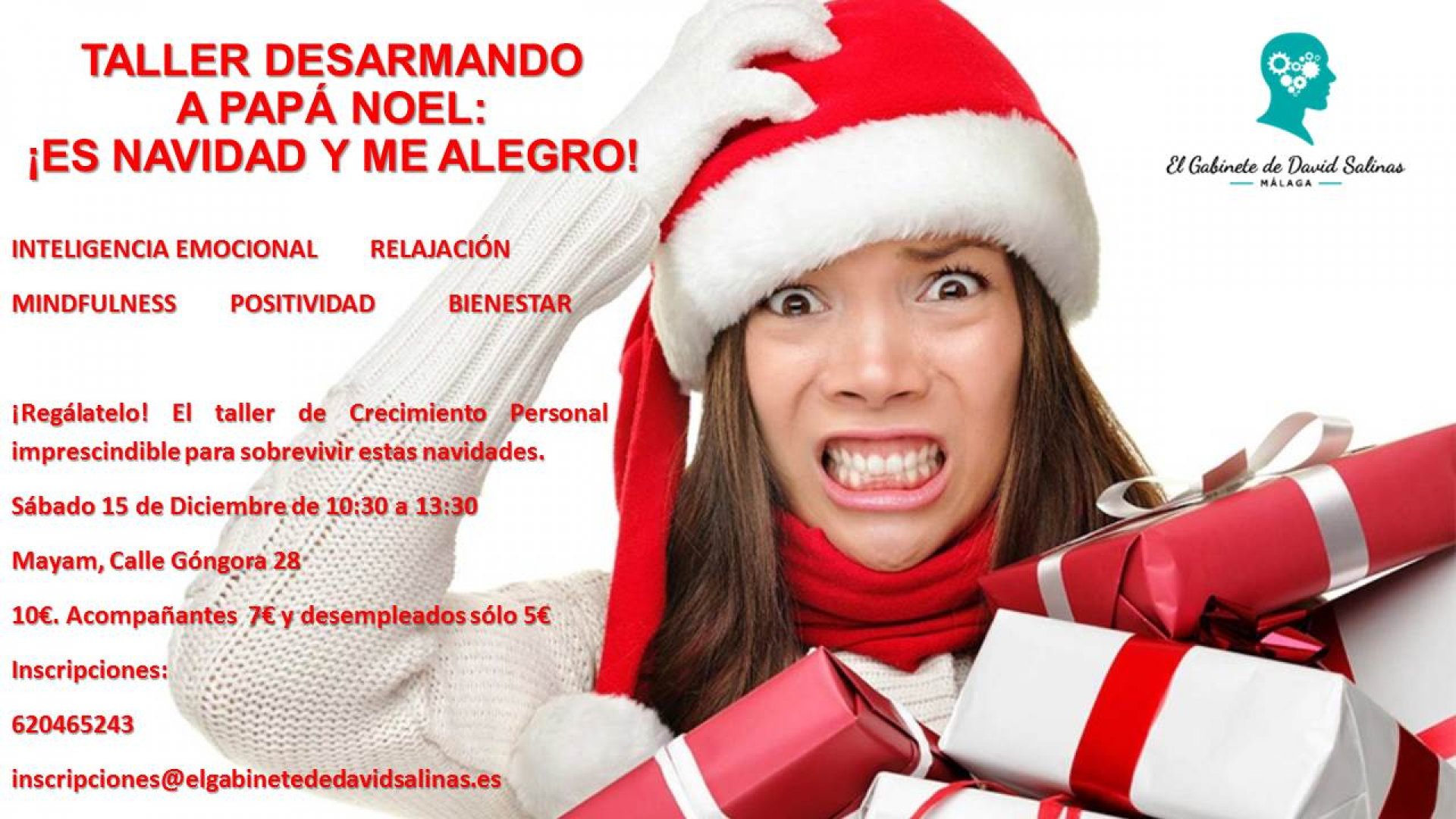 TALLER DESARMANDO A PAPÁ NOEL: ¡ES NAVIDAD Y ME ALEGRO!