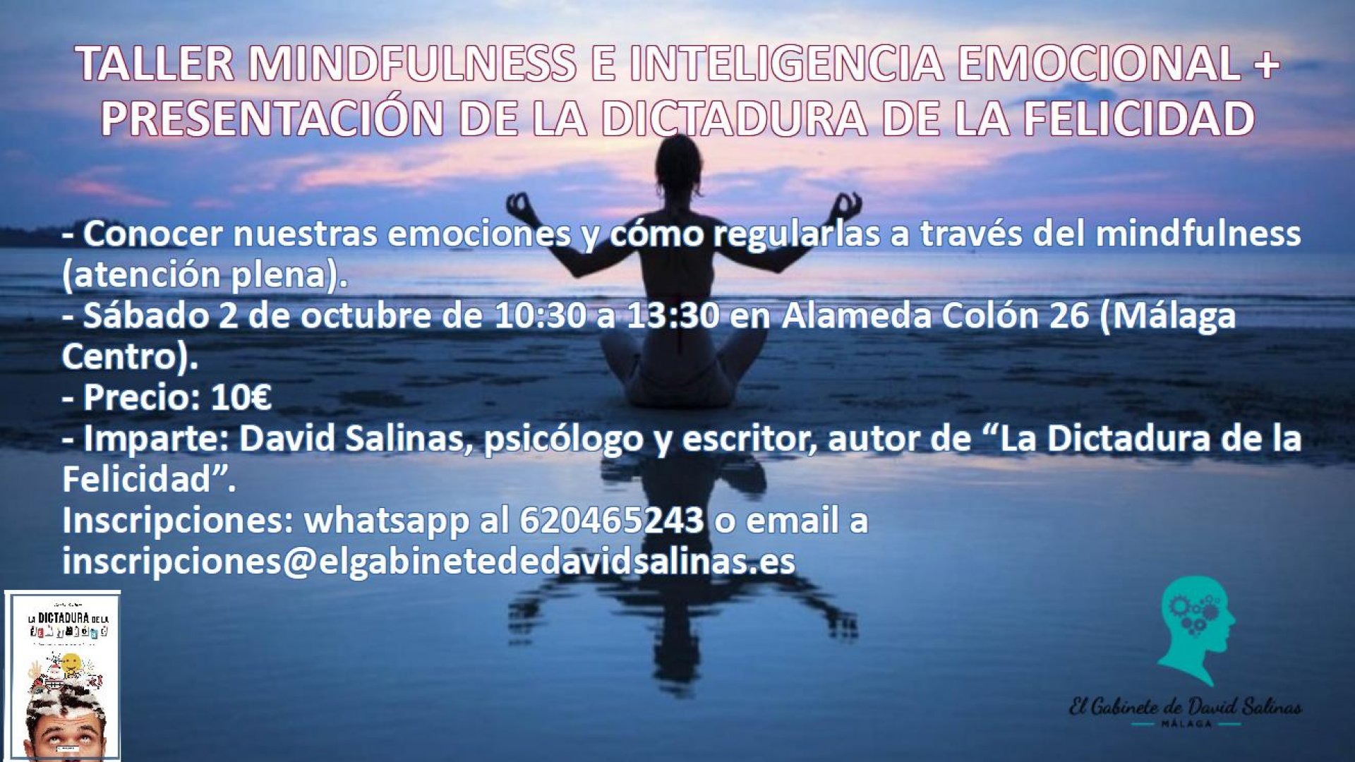 TALLER IE + MINDFULNESS + PRESENTACIÓN LIBRO.